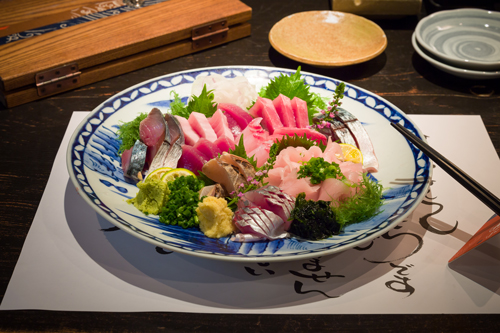 いきちのお刺身盛り合わせ