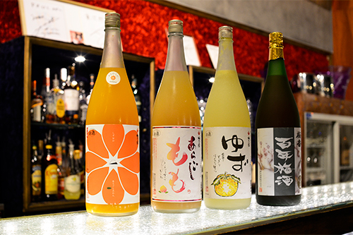 梅酒と果実酒の一例