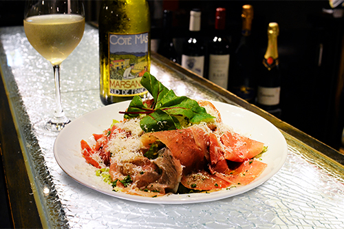 生ハムとパルメザンチーズSALAD